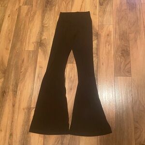 Aerie Dark Black Flare Leggings